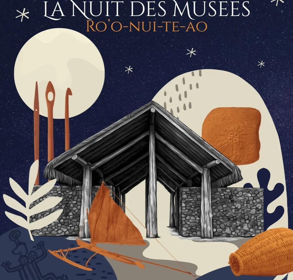 Affiche La Nuit des Musées 2026 — Te Fare Iamanaha